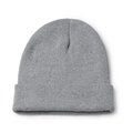 Gorro de poliéster doble capa Gris Talla Única Adulto