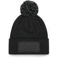 Gorro con pompón bicolor Black / Graphite Grey
