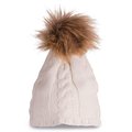 Gorro con pompón de peluche