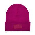 Gorro de punto acrílico doble capa Fucsia Talla Única Adulto