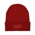 Gorro de punto acrílico doble capa Rojo Talla Única Adulto