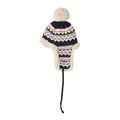 Gorro de punto con orejeras y forro polar