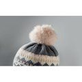 Gorro de punto con orejeras y forro polar