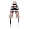 Gorro de punto con orejeras y forro polar