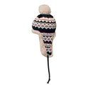 Gorro de punto con orejeras y forro polar
