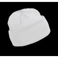 Gorro de punto unisex White