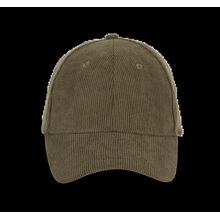 Gorra de pana ajustable Dark Olive