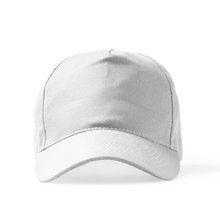 Gorra de 5 paneles con cierre ajustable Blanco Talla Única Adulto