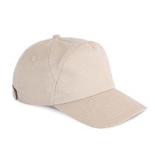 Gorra 7 paneles ajustable Beige