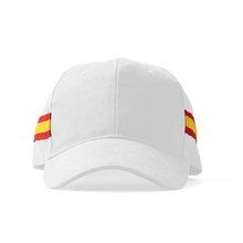 Gorra de algodón con diseño bandera Blanco Talla Única Adulto
