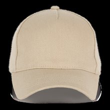 Gorra de algodón reciclado con trazabilidad blockchain Beige