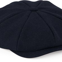 Gorra Baker boy Navy Herringbone S/M