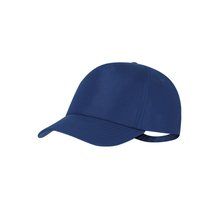 Gorra con protección UV50 y cierre ajustable Azul