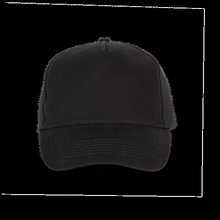 Gorra sarga visera precurvada Black