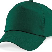 Gorra tejido grueso de algodón Bottle Green