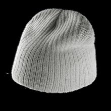 Gorro de punto acanalado 100% acrílico Light Grey