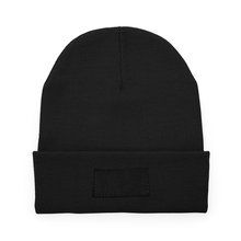 Gorro de punto acrílico doble capa Negro Talla Única Adulto