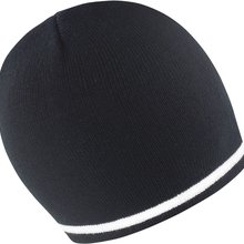 Gorro a rayas Black / White