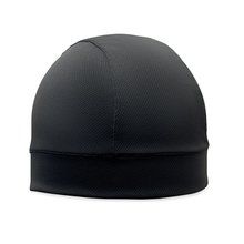 Gorro transpirable y refrigerante de poliéster Negro