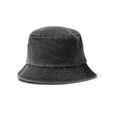 Gorro de algodón bob efecto lavado Negro Talla Única Adulto