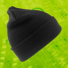 Gorro de material reciclado Black