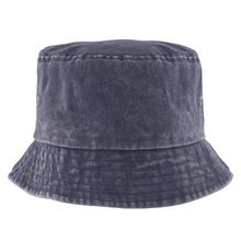 Gorro bob de algodón efecto lavado Azul Marino