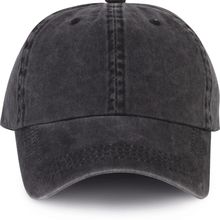 Gorra diseño vintage Washed Black
