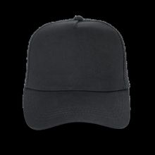 Gorra trucker algodón orgánico Black
