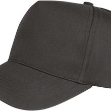 Gorra junior con cierre de velcro Black