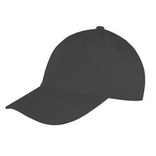 Gorra reciclada con velcro Black