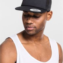 Gorra trucker acolchada Black