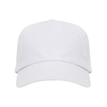 Gorra ajustable de algodón en 2 tallas Blanco UNICA