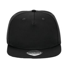 Gorra rapper ajustable Black