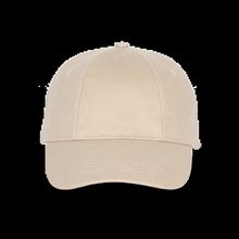 Gorra 6 paneles algodón Beige