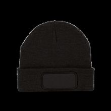 Gorro reciclado con parche Black