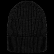 Gorro de lana merina unisex Black
