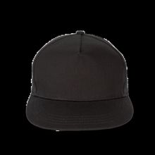 Gorra snapback de algodón Black
