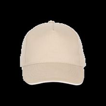 Gorra con sandwich contrastado Beige / White