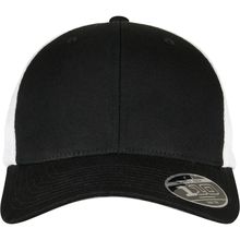 Gorra de rejilla bicolor ajustable Black / White