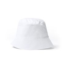Gorro estilo bob 100% algodón adulto Blanco Talla Única Adulto