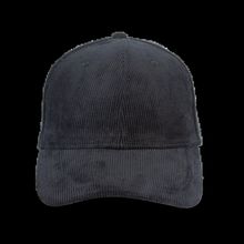 Gorra de pana unisex Black