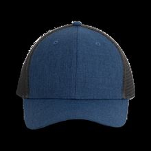 Gorra Trucker visera curva y rejilla Light Navy Heather / Dark Grey