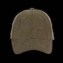 Gorra de pana ajustable Dark Olive