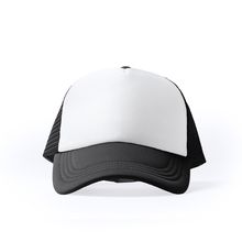Gorra de adulto con panel frontal acolchado Negro Talla Única Adulto