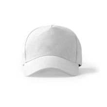 Gorra de algodón con cierre de hebilla Blanco Talla Única Adulto