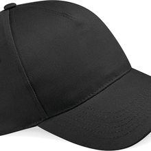 Gorra de Algodón Drill Black