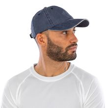 Gorra algodón fino Navy / Putty