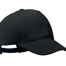 Gorra Béisbol Algodón Orgánico Negro
