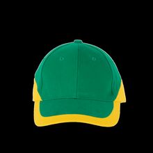 Gorra bicolor Kelly Green / Yellow