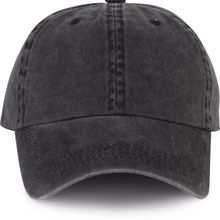 Gorra diseño vintage Washed Black